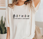 Happy Mother's Day Boy Mom The One Where I'm Outnumbered Shirt
