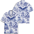 America 250 Vintage Patriotic Hawaiian Shirt| 250 Years of America Celebration Button Down