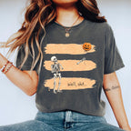Funny Skeleton Well Shit Halloween Shirt