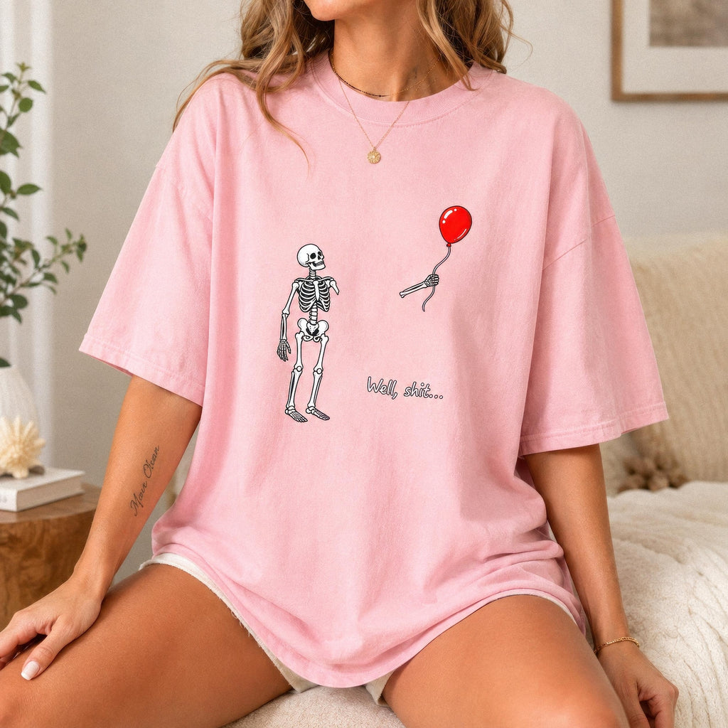 Funny Skeleton Dark Humor Halloween Shirt