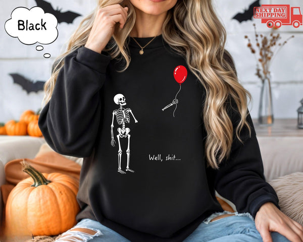Funny Skeleton Dark Humor Halloween Shirt