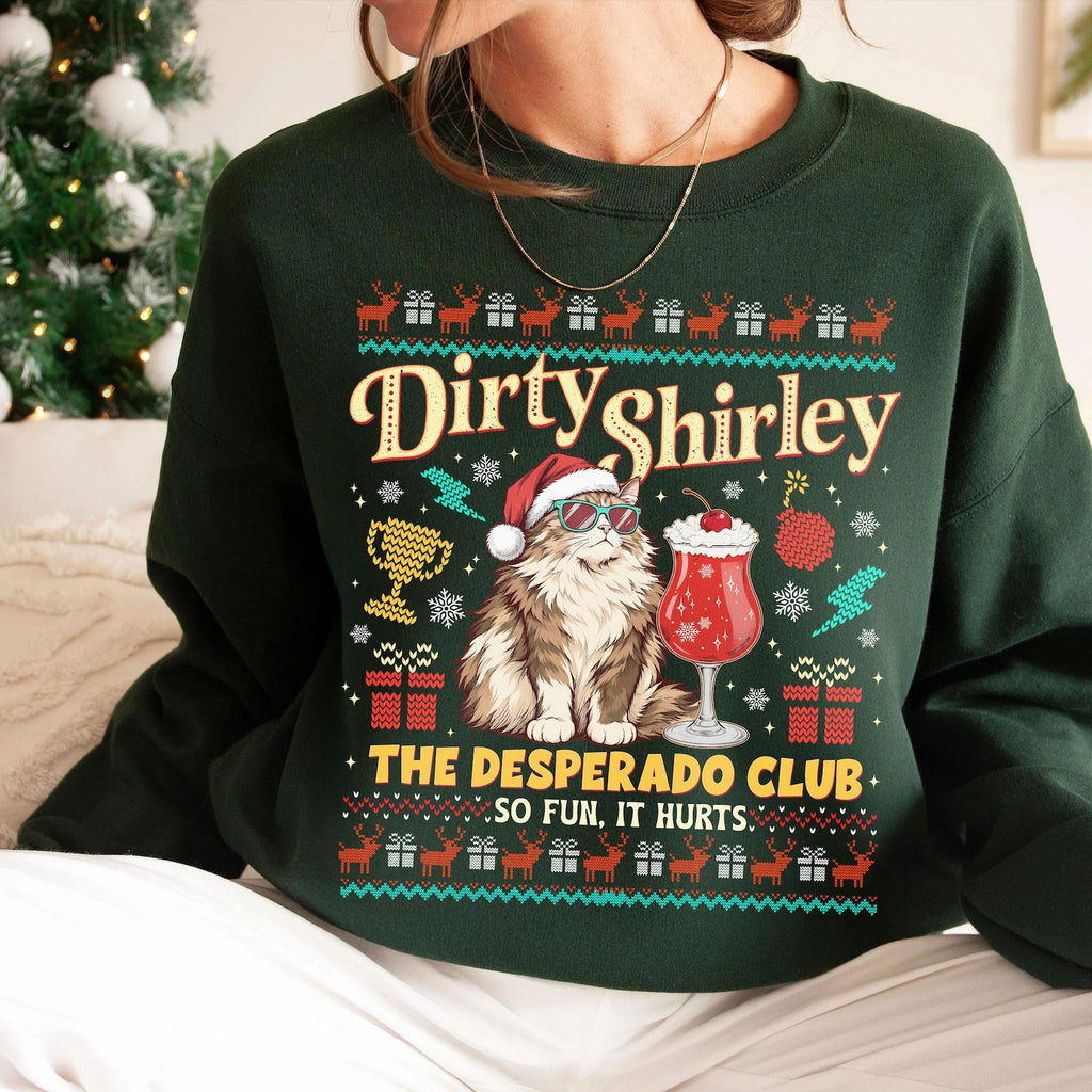 The Desperado Club Funny Cat Christmas Shirt