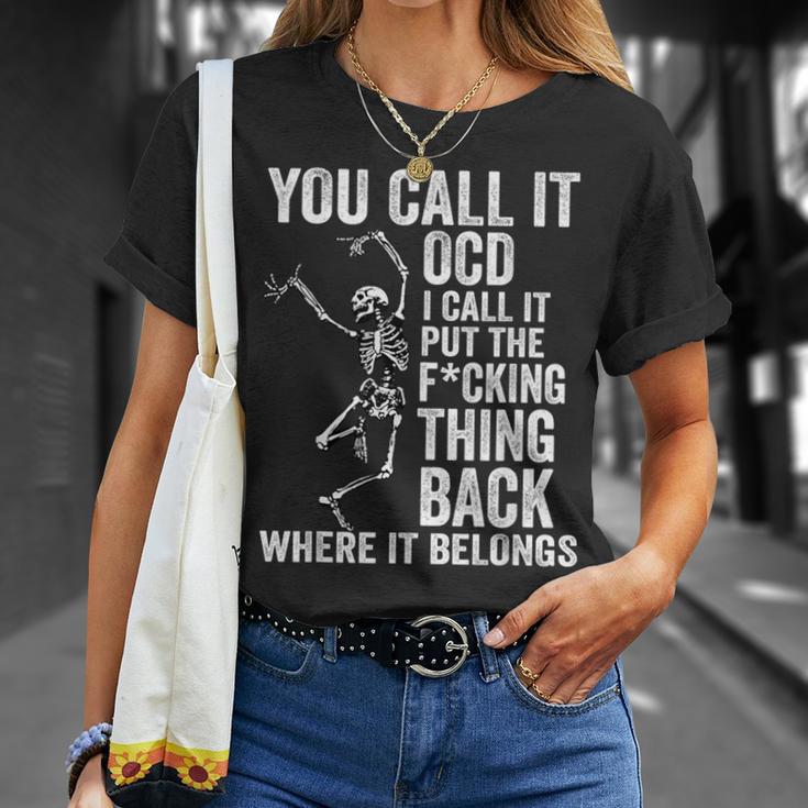 OCD Funny Skeleton Shirt