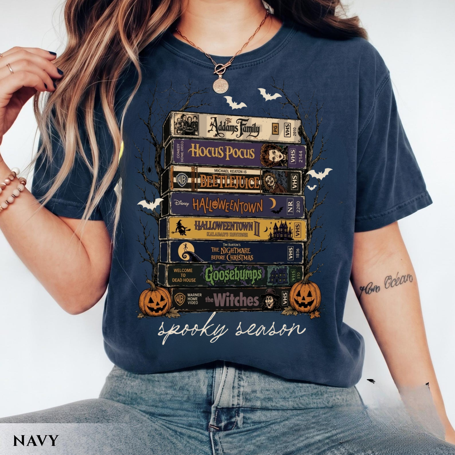 VHS Retro Spooky Season Halloween Shirt