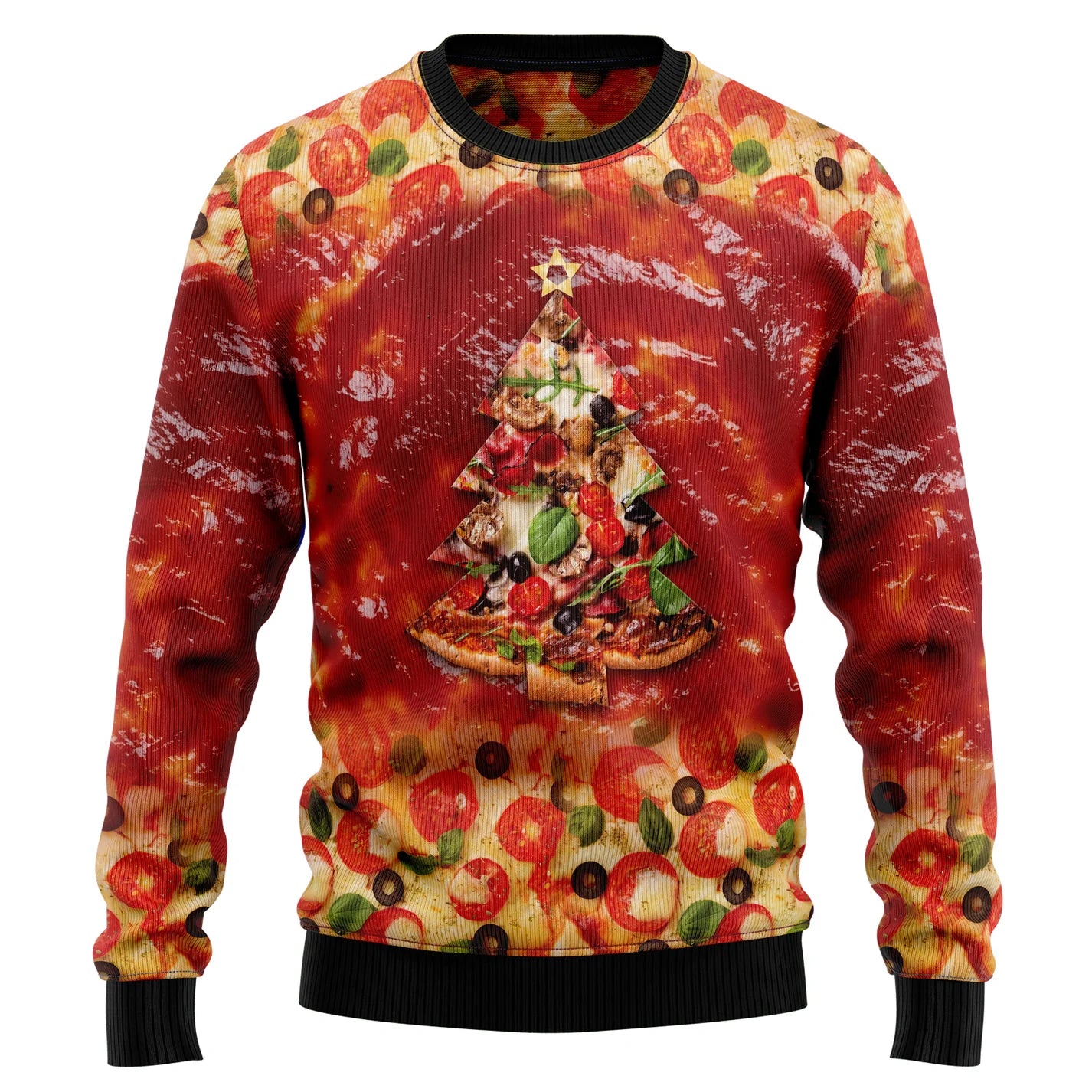 All I Want For Christmas Is Pizza Funny Ugly Christmas Sweater For Women & Men - Christmas Gift