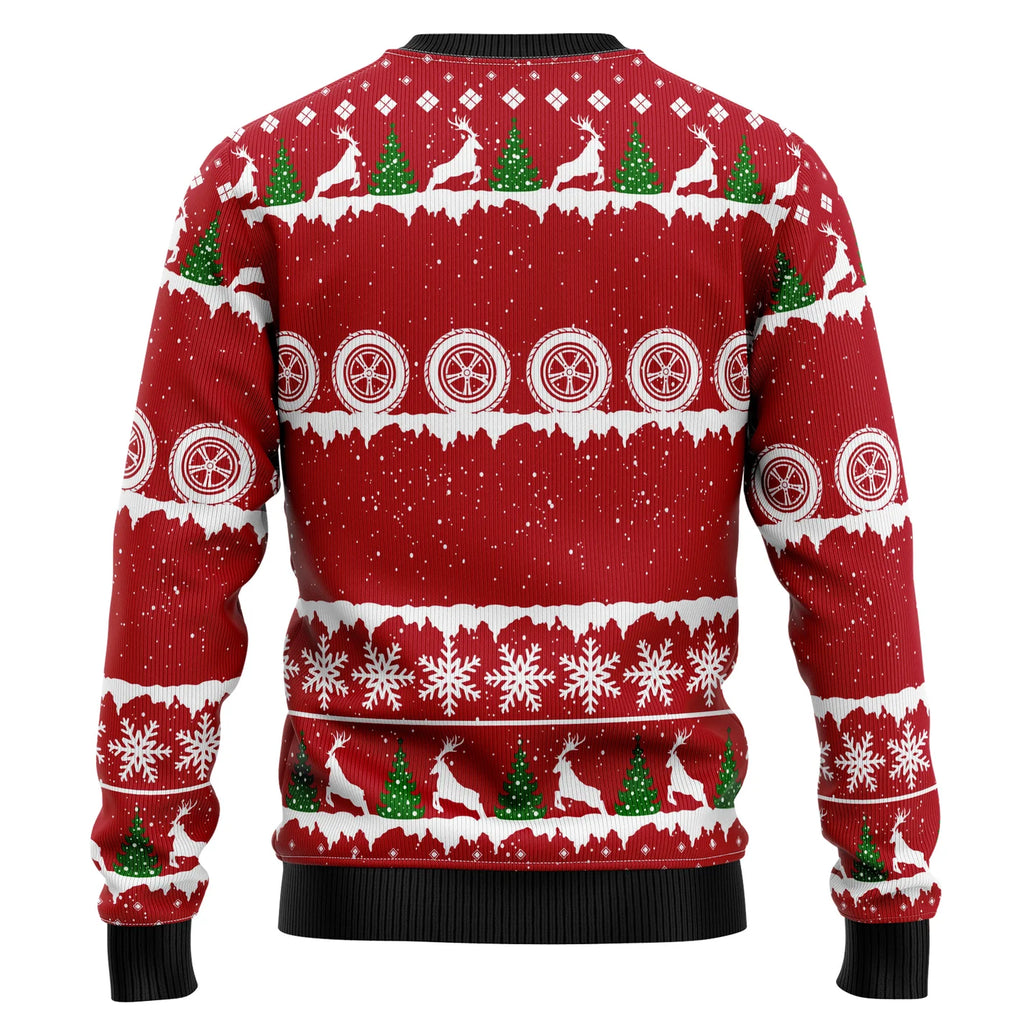 Hippie Bus Merry Christmas Ugly Christmas Sweater For Women & Men - Christmas Gift