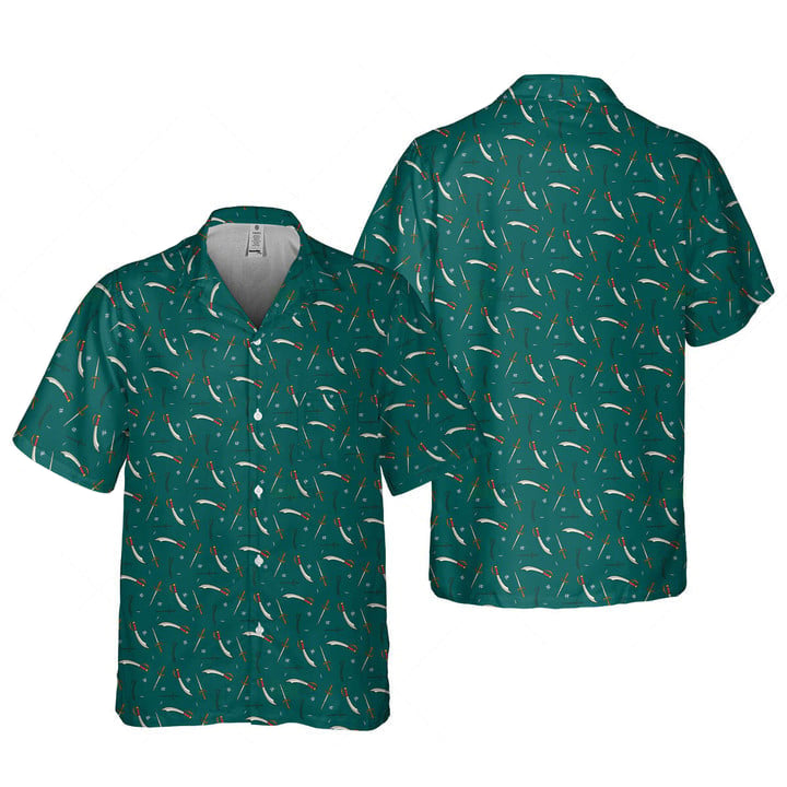 DnD Medieval Sword Cool Design - Aloha Hawaiian Shirts For Men & For Women