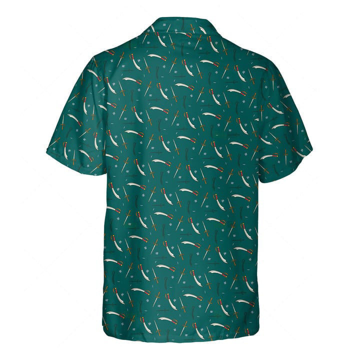DnD Medieval Sword Cool Design - Aloha Hawaiian Shirts For Men & For Women