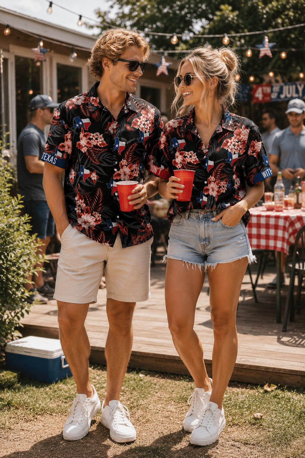 Don't Mess With Texas Black Cool Design - Aloha Hawaiian Shirts For Men & Women