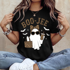 Boo-Jee Funny Leopard Pattern Halloween Shirt