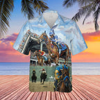 Kentucky Derby Horse Racing Cool Design - Aloha Hawaiian Shirts For Men & For Women Couples