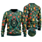 Laurel Wreath Ugly Christmas Sweater For Women & Men - Christmas Gift