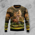 Lovely Deer for Hunting Lovers Ugly Christmas Sweater For Women & Men - Valentine's Gift