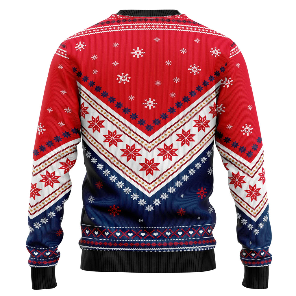 Texas USA Flag Christmas Sweater For Women & Men - Christmas Gift