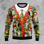 Australian Shepherd Xmas Pine Funny Ugly Christmas Sweater For Men & Women Adult - Christmas Gifts