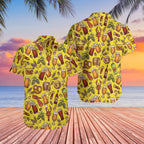 Funny Beer Colorful Cool Design - Aloha Hawaiian Shirts For Men & For Women Couples - HAW1370