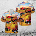 Mahindra Tractors Hawaiian Shirt  - Aloha Hawaiian Shirts For Men & For Women Couples - HAW1308