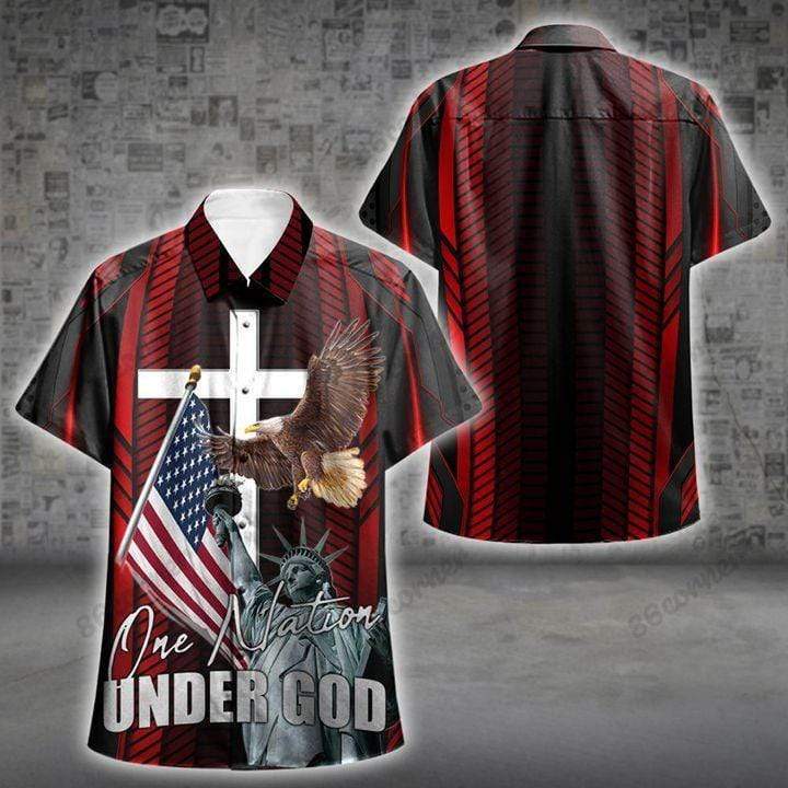 God Bless Us 4th Of July Independence Day - Aloha Hawaiian Shirts For Men