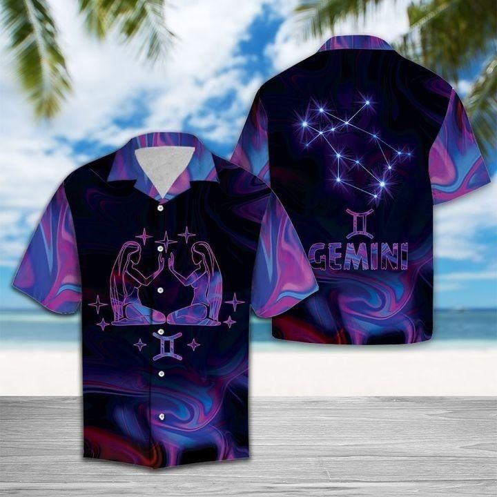 Beautiful Gemini Birthday Gifts - Aloha Hawaiian Shirts For Men & For Women Couples - HAW1319