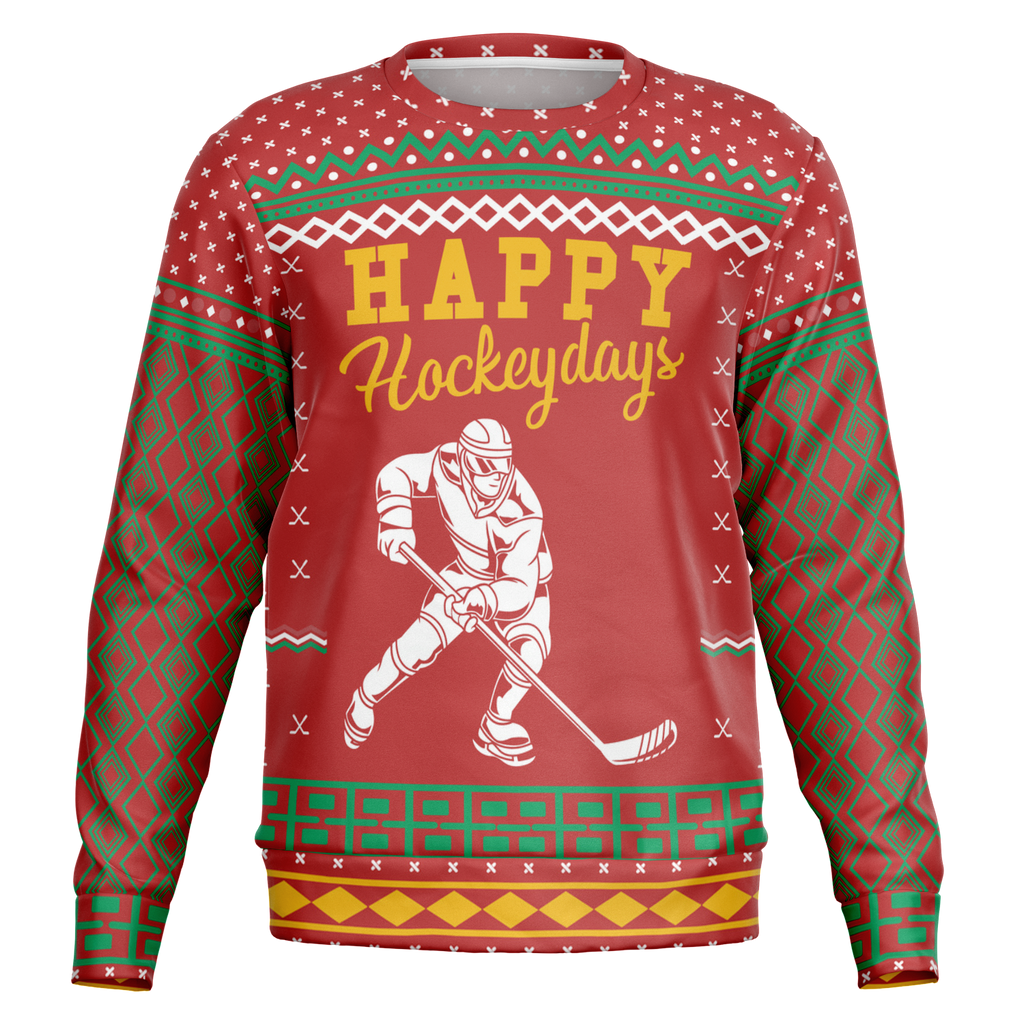 Hockey Days Ugly Christmas Sweater Gift For Men & Women Adult - Christmas Gifts