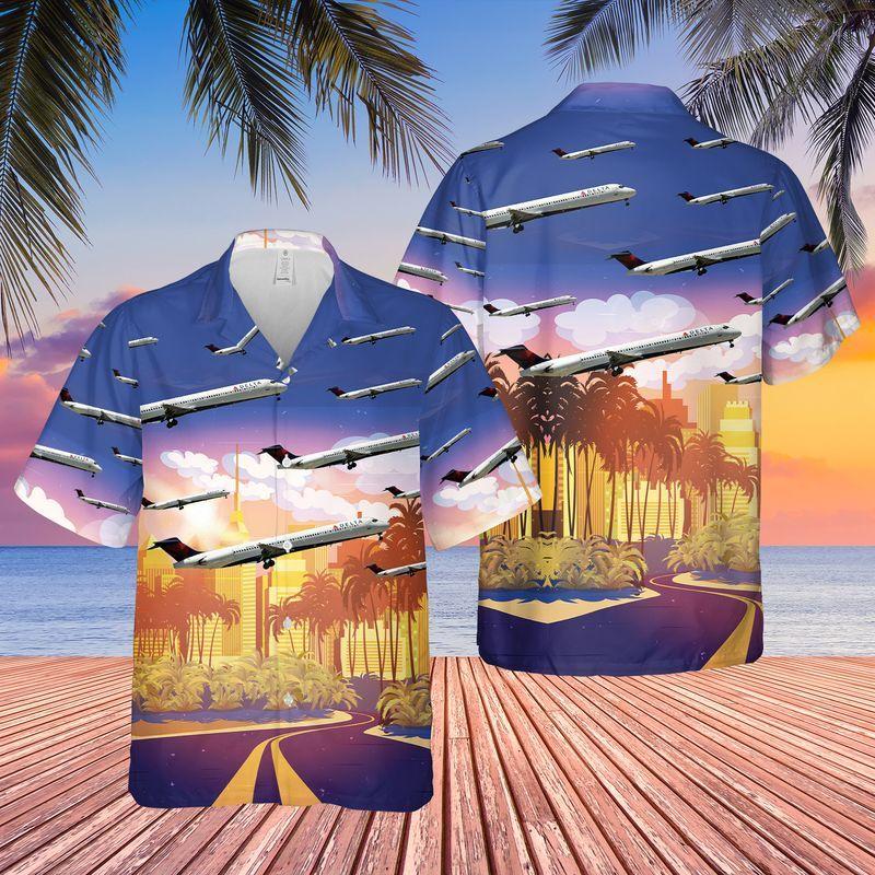 US Air Lines Cool Design - Aloha Hawaiian Shirts For Men & For Women Couples - HAW1237
