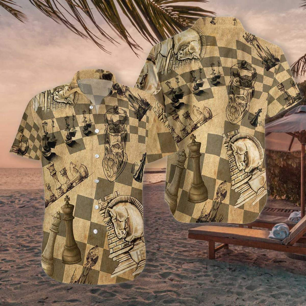 Amazing Chess Cool Design - Aloha Hawaiian Shirts For Men & For Women Couples - HAW1113