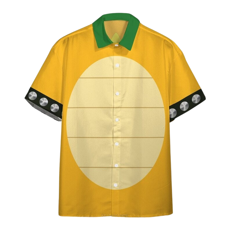 Halloween Bowser Cosplay - Aloha Hawaiian Shirts For Men & For Women Couples - HAW1436