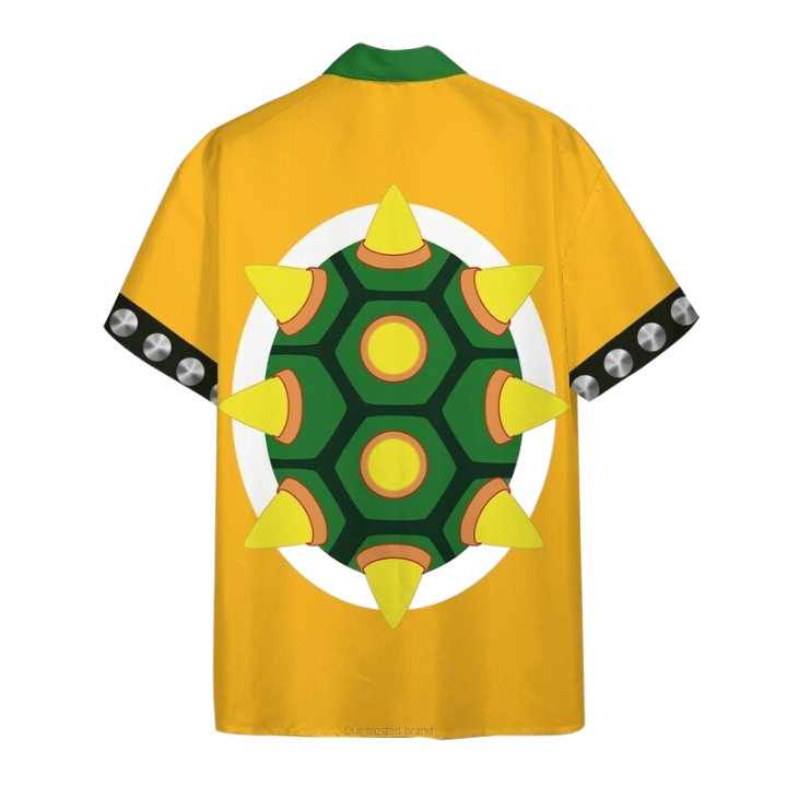 Halloween Bowser Cosplay - Aloha Hawaiian Shirts For Men & For Women Couples - HAW1436