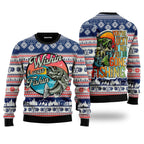 Fishing You Are Lucky Ugly Christmas Sweater For Women & Men - Adult - Couples - Gift for Fishing Lovers