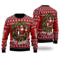 Funny Jesus and Santa Merry Christmas Ugly Christmas Sweater Gift For Men & Women Adult - Christmas Gifts