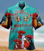 Funny Chicken Whispered - Aloha Hawaiian Shirts For Men & For Women Couples - HAW1338