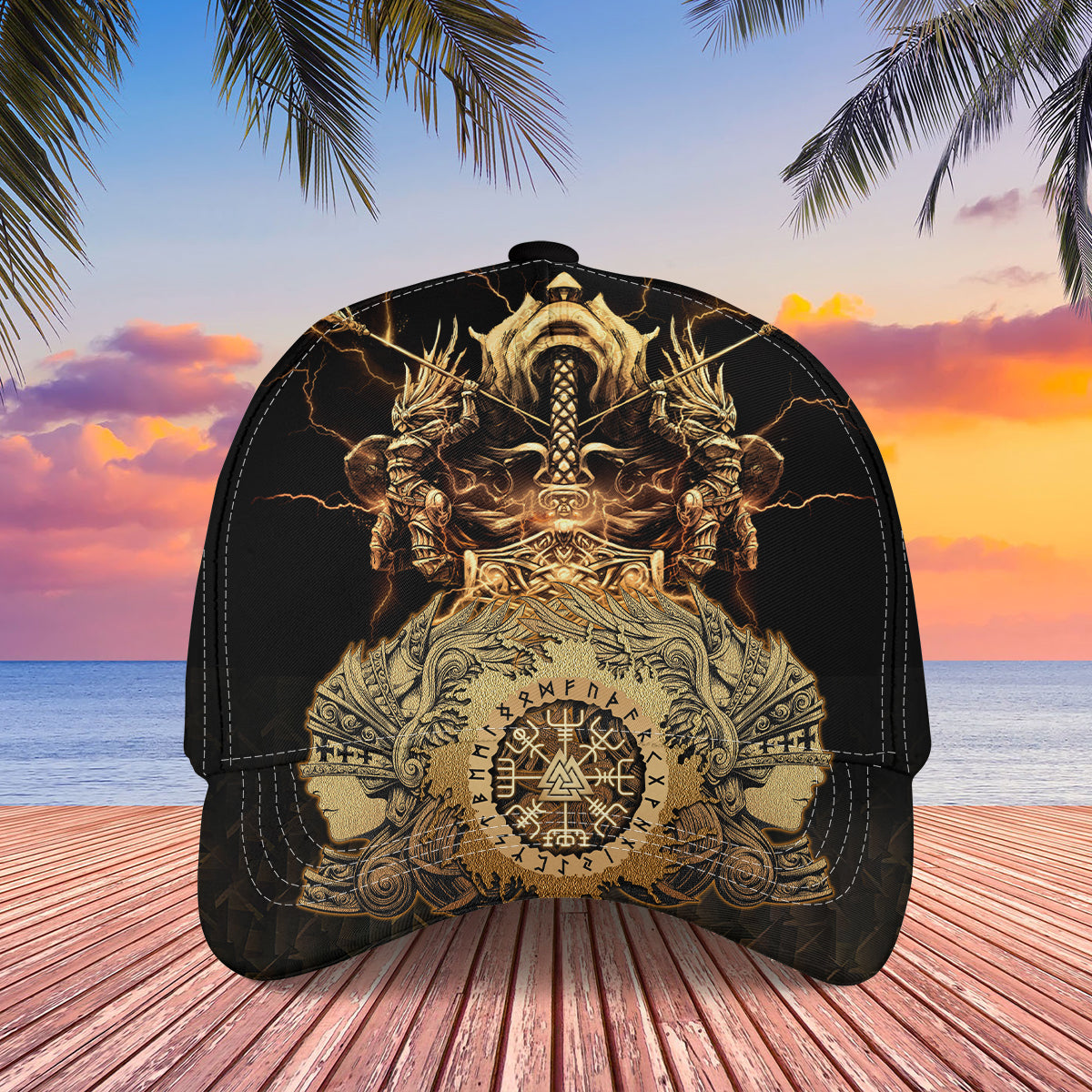 Amazing Viking Cool Design All Over Print Cap 3D Print Cap C1019