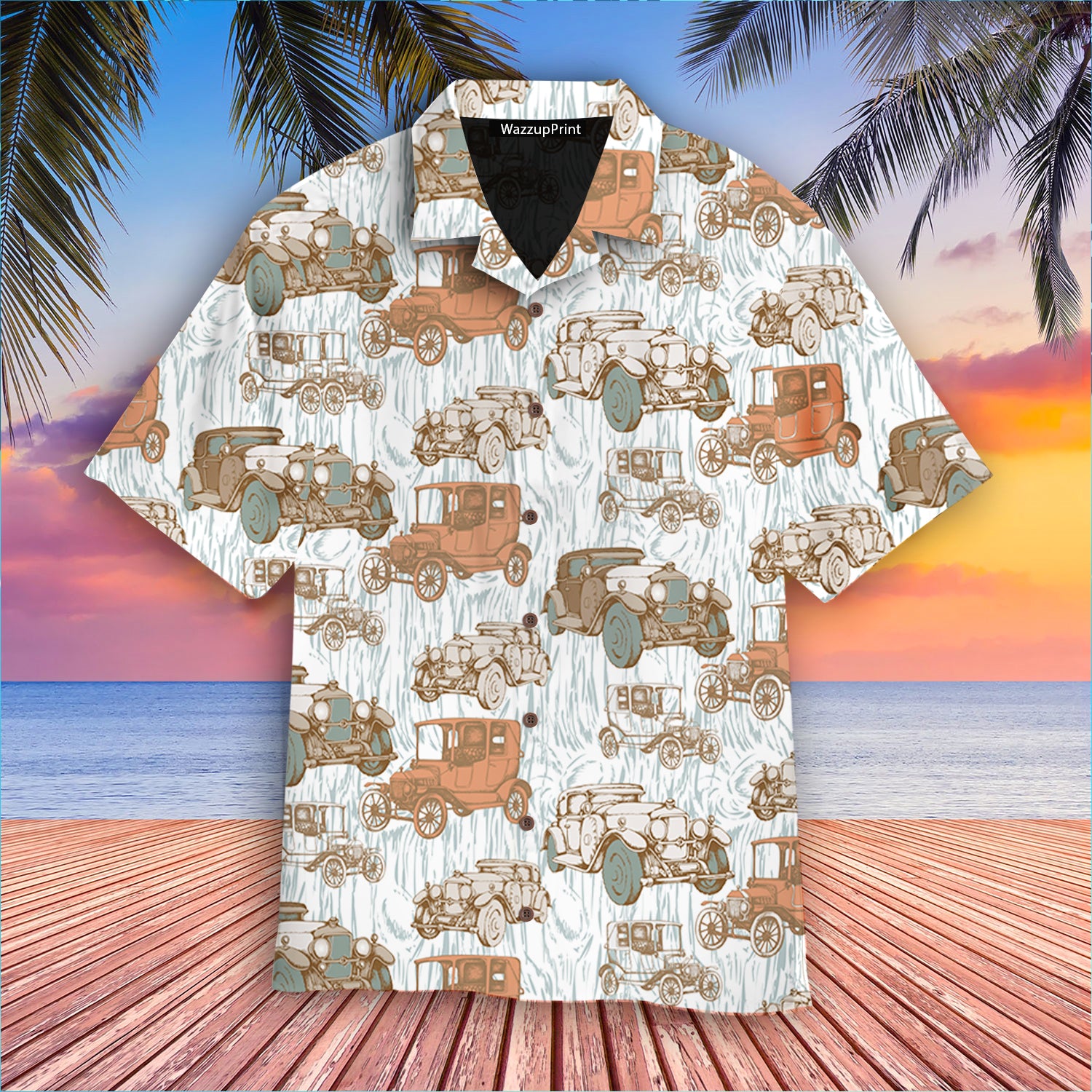 1963 Chevrolet Corvette Stingray Hawaiian Shirts Cars - Car Lover Gifts