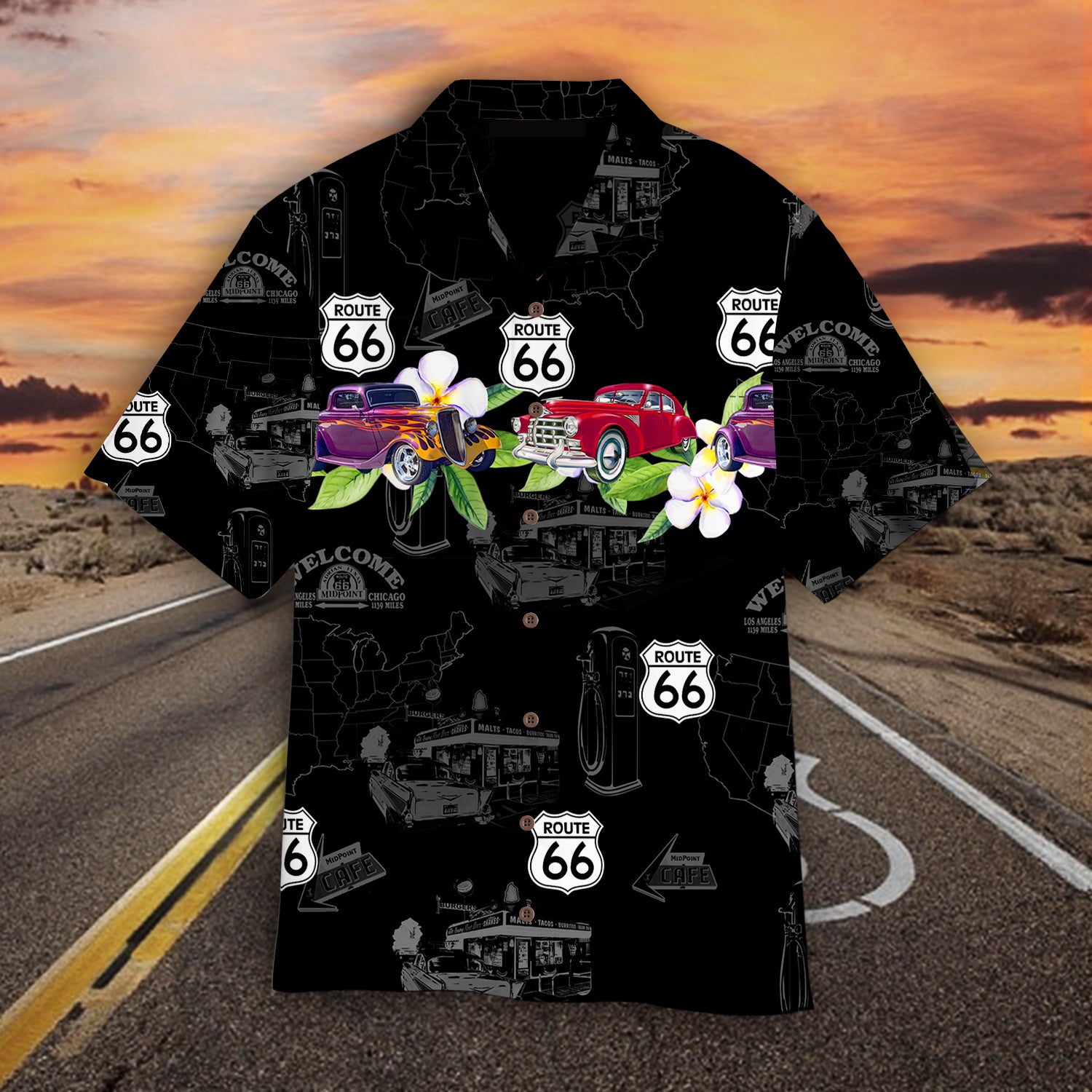 1934 Ford Coupe Hawaiian Shirts For Men & For Women Couples - HAW1496