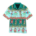 Merry Christmas Funny Santa Dancing Aloha Hawaiian Shirts For Men & For Women - HAW1514