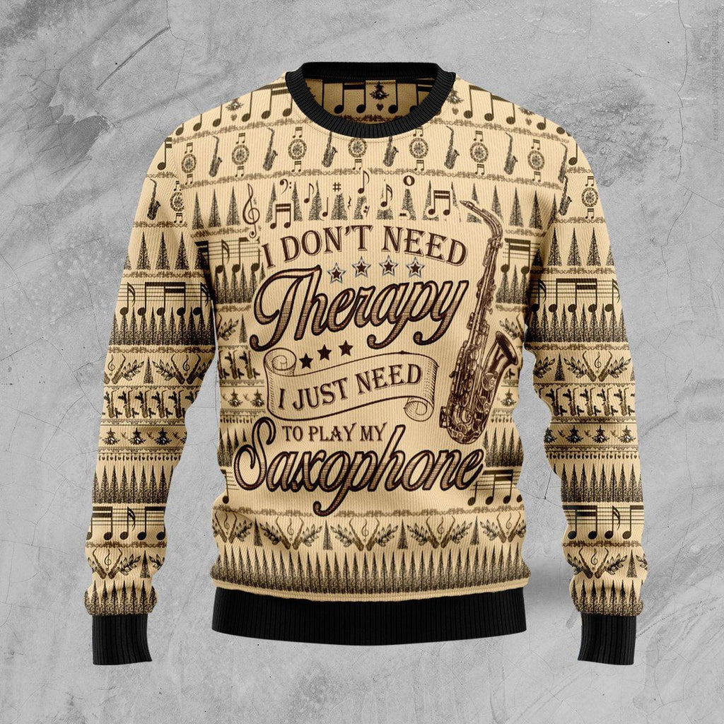 Saxophone Lover Ugly Christmas Sweater Gift For Men & Women Adult - Christmas Gifts