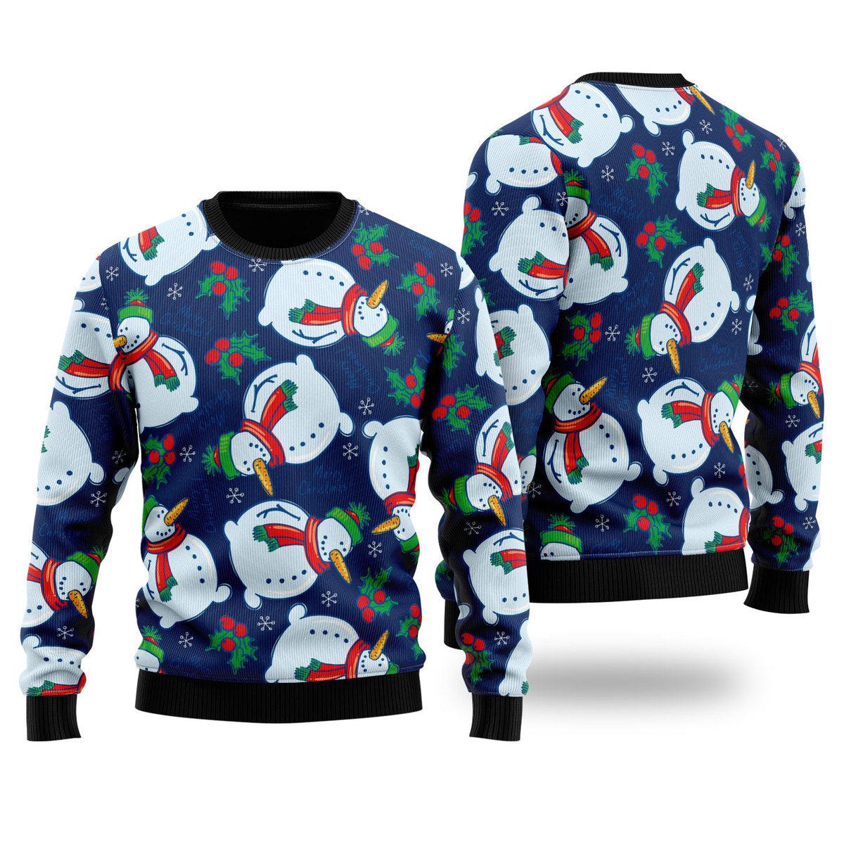Snowman Funny Ugly Christmas Sweater Gift For Men & Women Adult - Christmas Gifts