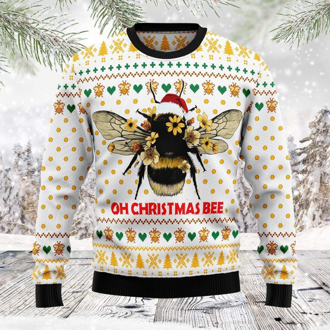 Bee Merry Christmas Ugly Christmas Sweater Gift For Men & Women Adult - Christmas Gifts